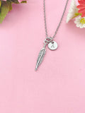 Feather Charm Necklace, Freedom and New Beginnings, N6417