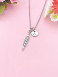 Feather Charm Necklace, Freedom and New Beginnings, N6417
