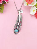 Feather Charm Necklace, N6421