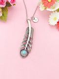 Feather Charm Necklace, N6421