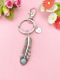 Feather Charm Keychain, N6421K