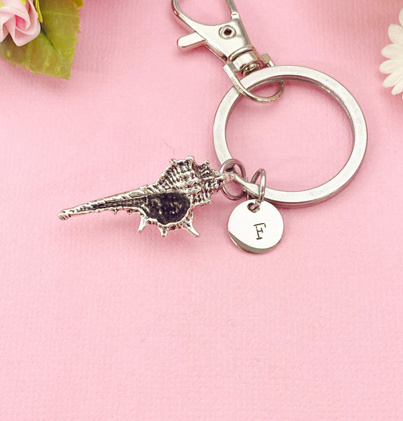 Conch Shell Charm Keychain, N6422