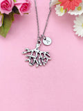 Coral Charm Necklace, N6423