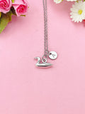Goose Charm Necklace, Bird Duck, N6424