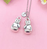 Boxing Gloves Charm Necklace, N6424