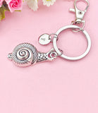 Snail Charm Keychain, Slow and Steady Snail, N6426