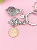 Snail Charm Keychain, Slow and Steady Snail, N6426