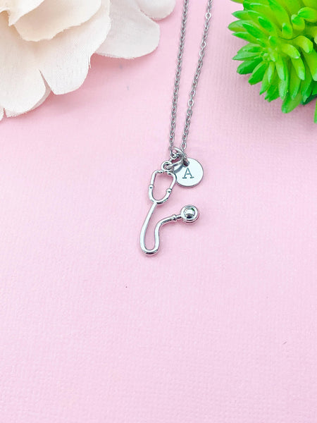 Stethoscope Charm Necklace, N6431