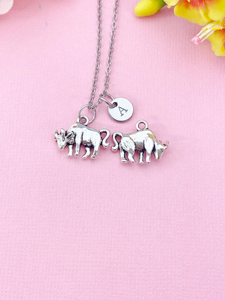 Bull Charm Necklace, N6434