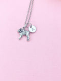 Mom and Baby Monkey Charm Necklace, N6436