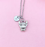 Cute Cow Charm Necklace, N6437