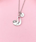 Sloths Charm Necklace, Slow and Steady, N6438