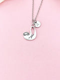 Sloths Charm Necklace, Slow and Steady, N6438