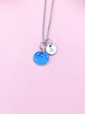 Blueberry Charm Necklace, Silver or Gold Option, N6441