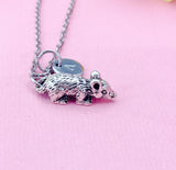 Mouse Charm Necklace, N6443