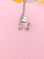 Tiny Duckling Charm Necklace, N6449