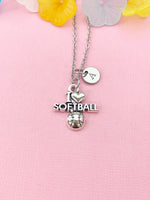 Softball Charm Necklace, N6451
