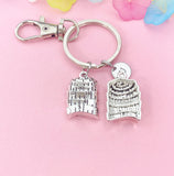 Measuring Tape Charm Keychain, N6453