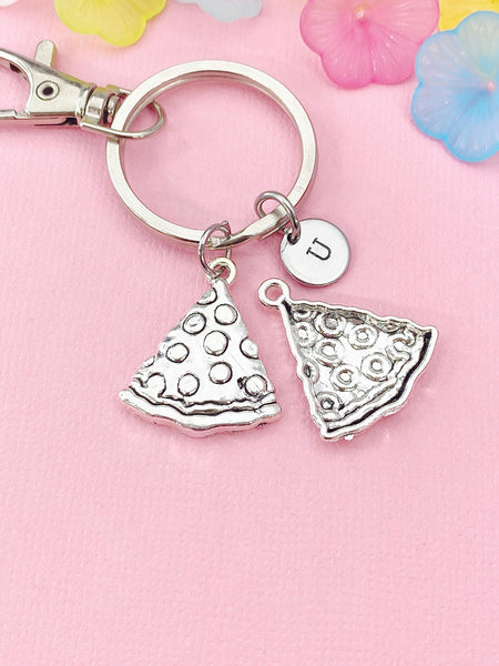 Pizza Slice Charm Keychain, N6454