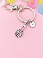 Tennis Racquet Charm Keychain, Racket, N6455
