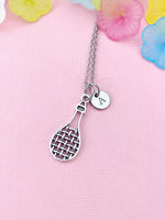 Tennis Racquet Charm Necklace, Racket, N6455N