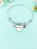 Grammy Heart Bracelet,  Grammy Jewelry, Best Christmas Gifts for Grammy, D122