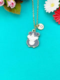 Hamster Charm Gold Necklace, N6332