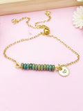 Shoushan Jade Bracelet, Gold Natural Shoushan Jade Gemstone Jewelry, N6352