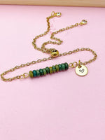Shoushan Jade Bracelet, Gold Natural Shoushan Jade Gemstone Jewelry, N6352