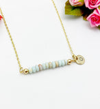 Shoushan Stone Necklace In Gold or Silver, Synthetic Shoushan Stone Gemstone Jewelry, N6354