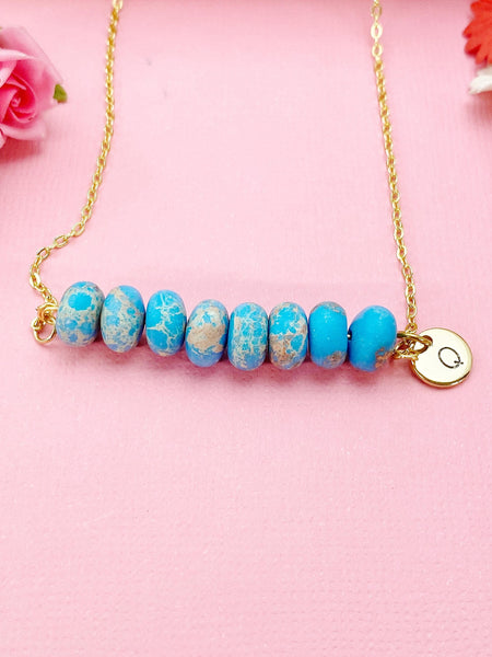 Natural Regalite Imperial Jasper Sea Sediment Jasper Necklace In Gold or Silver, Natural Imperial Jasper Gemstone Jewelry, N6360