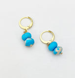 Regalite Imperial Jasper Sea Sediment Jasper Earrings in Gold or Silver, Natural Gemstone Jewelry, N6360E