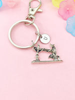 Anchor Charm Keychain, Nautical Ocean Jewelry Strength Stability Gift, N6463