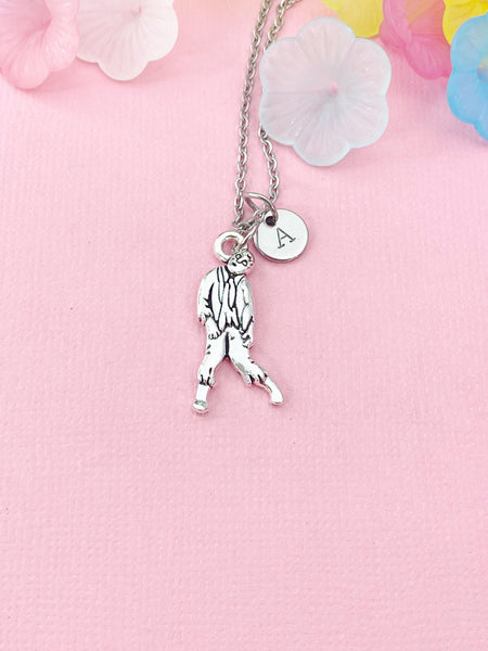 Zombie Pendant Necklace – Spooky Accessory for Goth & Horror Lovers, N6466