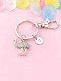 Emu Charm Keychain - Unique Bird Pendant for Nature Lovers,  N6467