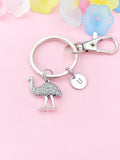 Emu Charm Keychain - Unique Bird Pendant for Nature Lovers,  N6467