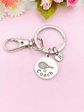 Tennis Coach Keychain, Best Christmas Gifts for Tennis Coach, D128