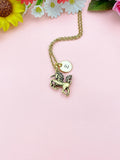 Gold Unicorn Charm Necklace – Magical Jewelry Gift for Girls & Women, N499