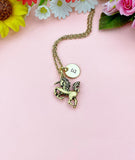 Gold Unicorn Charm Necklace – Magical Jewelry Gift for Girls & Women, N499