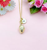 Gold Potato Charm Necklace – Cute Jewelry Gift for Food Lovers, N5208B