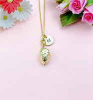 Gold Potato Charm Necklace – Cute Jewelry Gift for Food Lovers, N5208B