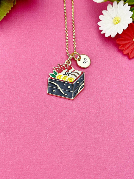 Sushi Charm Necklace, Sukiyaki, N5251