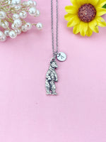 Bear Charm Necklace– Forest Animal Jewelry Gift, N6474N