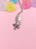Silver Lobster Charm Necklace – Nautical Jewelry for Ocean Lovers,  N6481