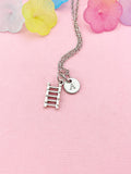 Ladder Charm Necklace – Symbolic Jewelry for Builders & Firefighters, N6483