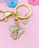 Elephant Charm Keychain – Strength Wisdom Gift for Animal Lovers, N6486