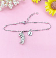 Otter Charm Bracelet in Silver, N6394B