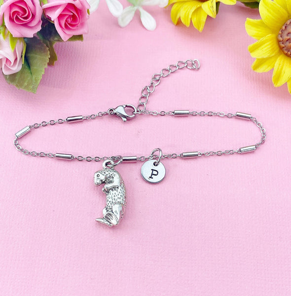 Otter Charm Bracelet in Silver, N6394B