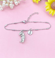 Otter Charm Bracelet in Silver, N6394B