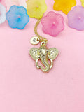 Elephant Charm Necklace, Career Milestone Jewelry, N6486A